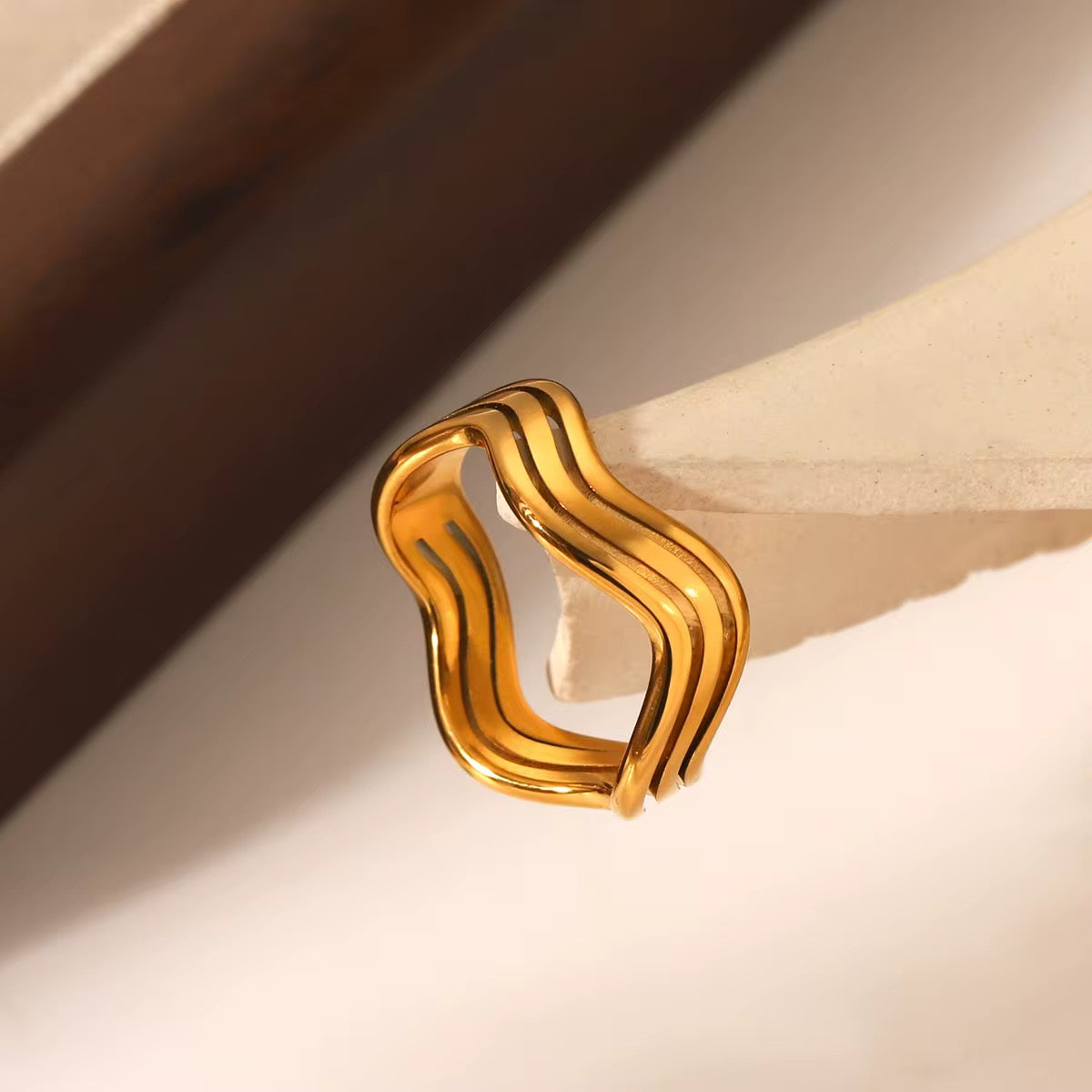 Triple Wave Ring