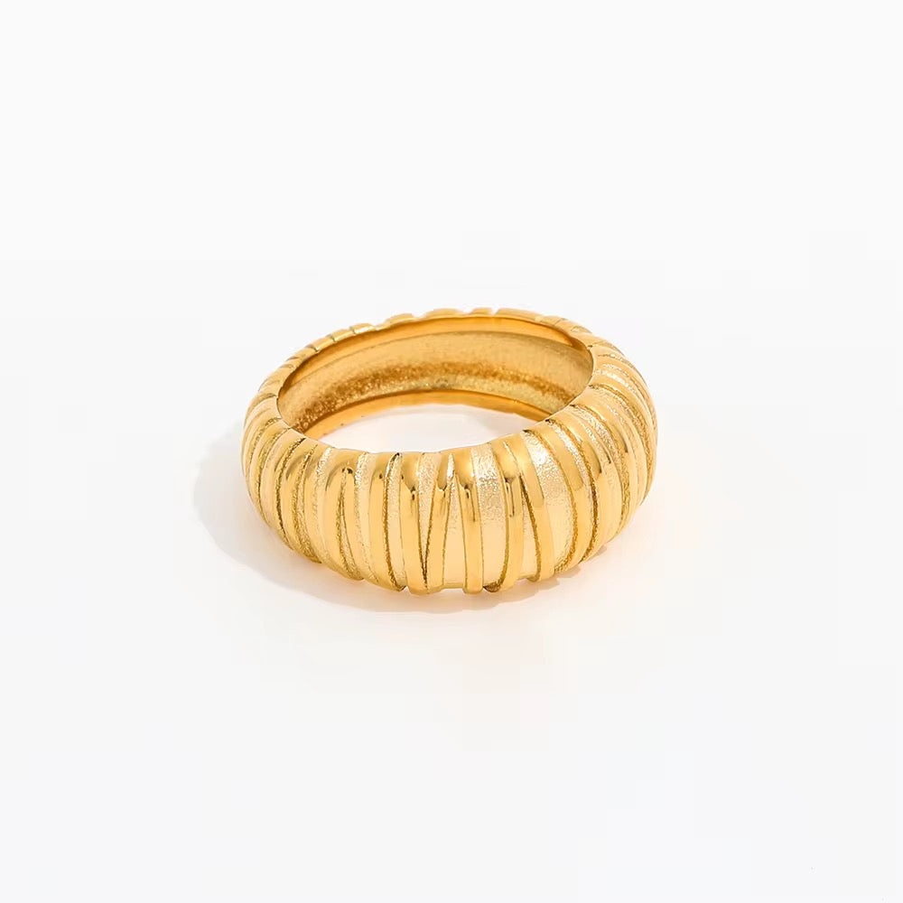 Ribbed Dome Ring