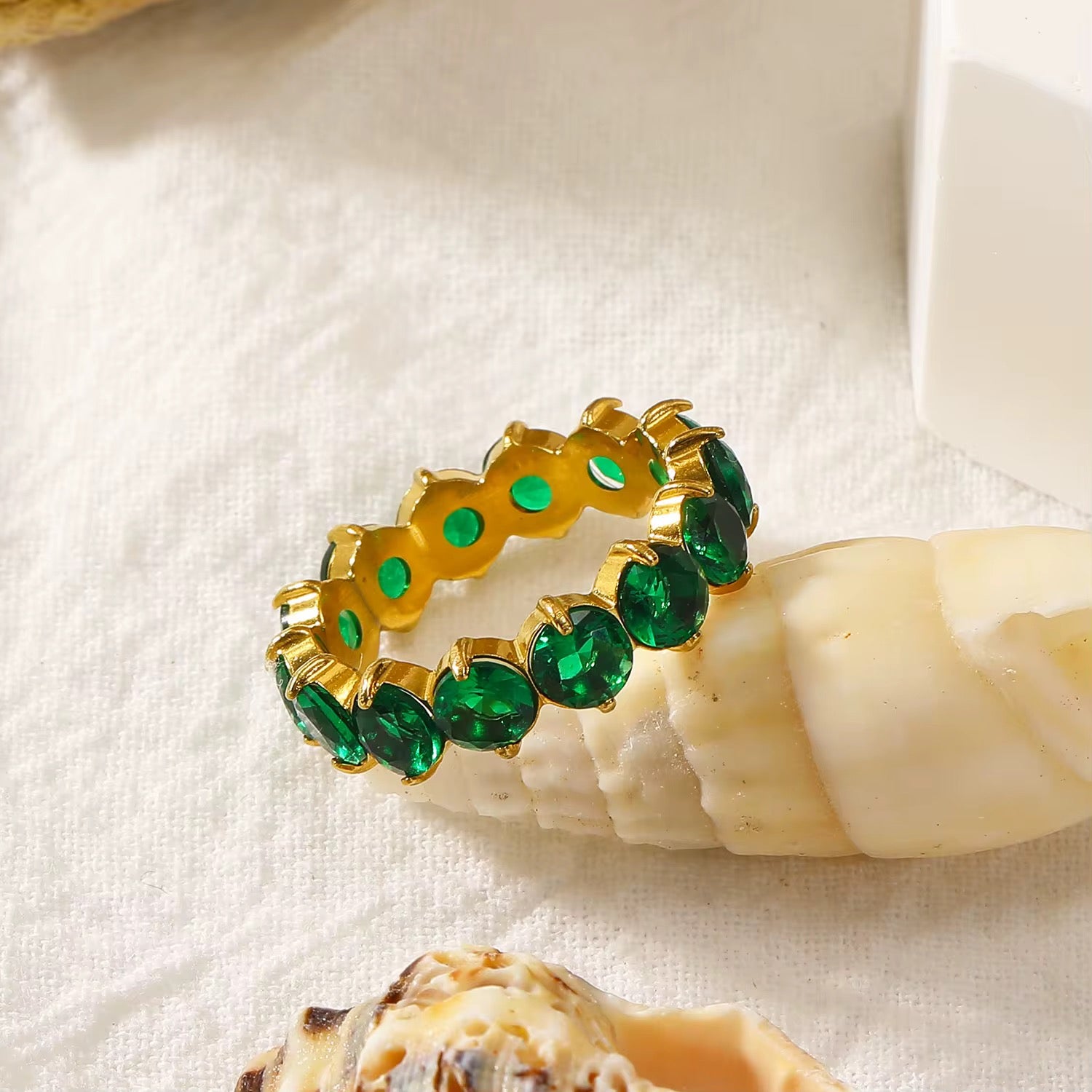 Emerald Eternity Ring